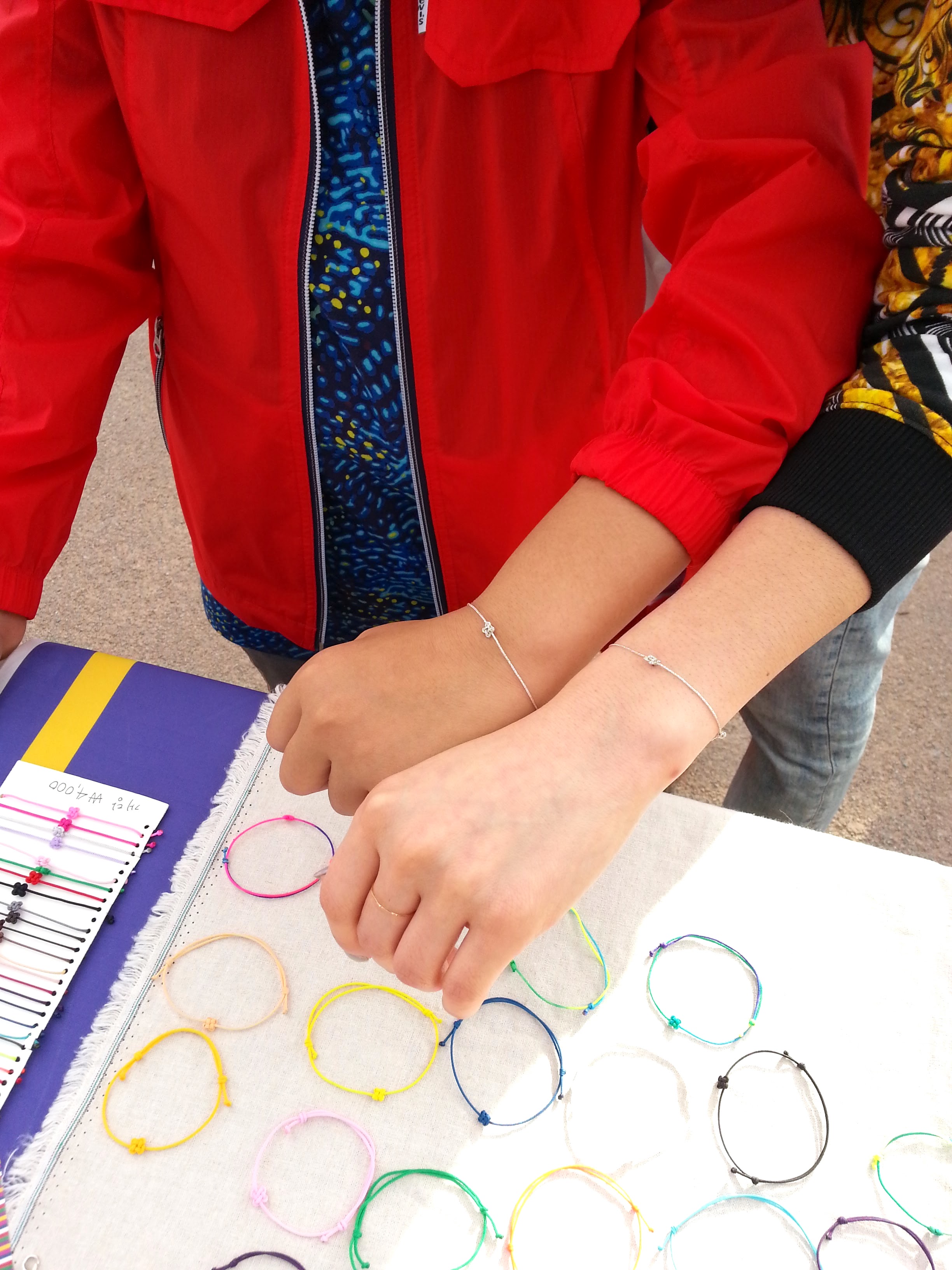 New base lanyard Clover knot lucky bracelet bracel