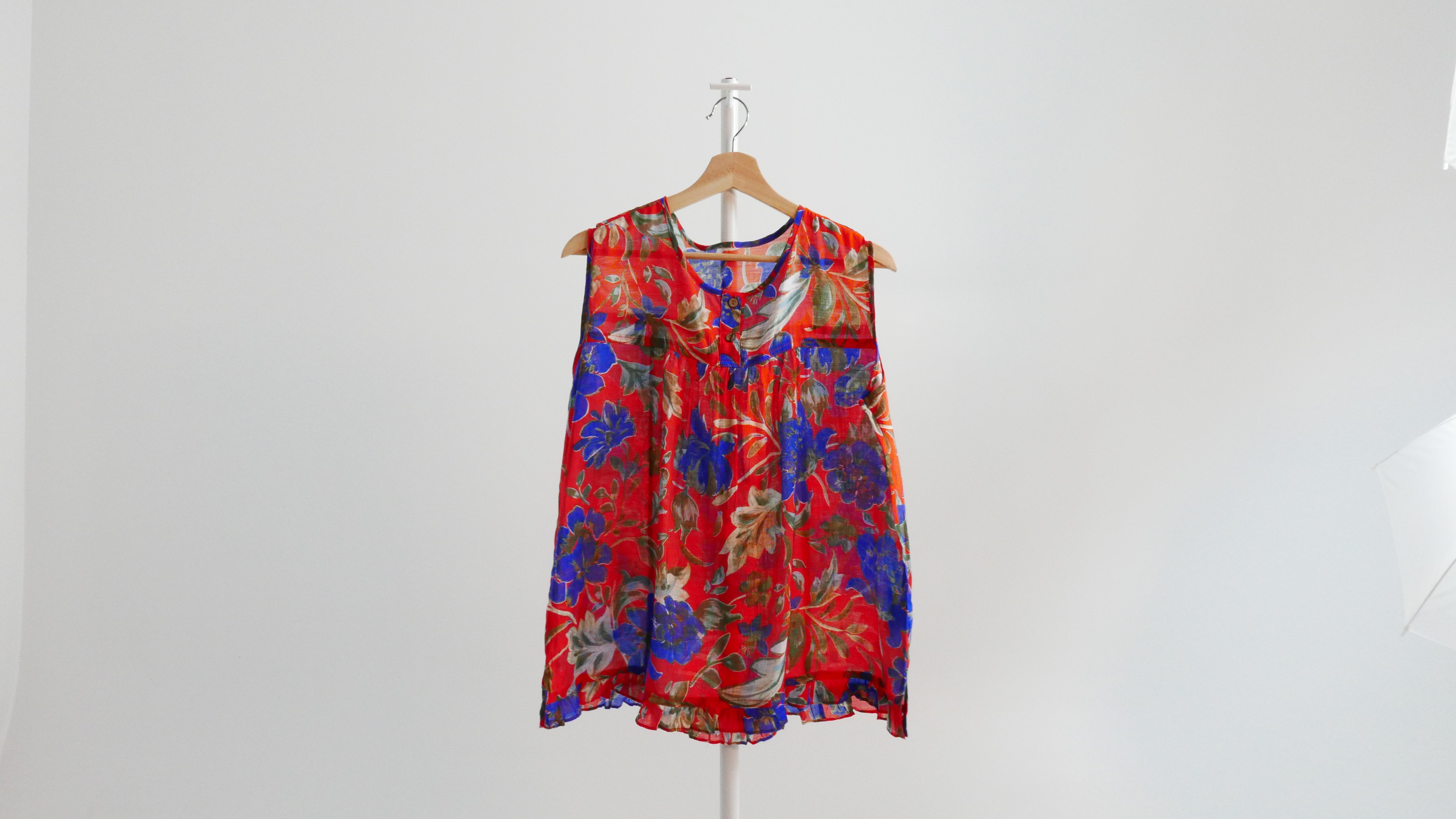 NEW FASHION LADY GIRL Blouse Flower Sleeveless Blo
