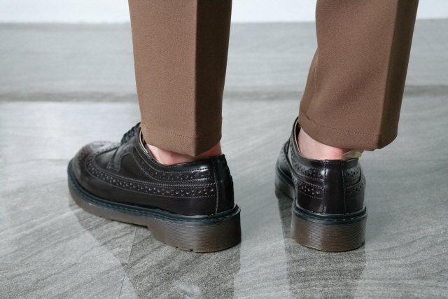 New Men's Dress Shoes Men's Heel Wing Tip Sh