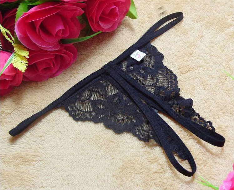 Women Underwear Lace trim snorkel panties 3color s