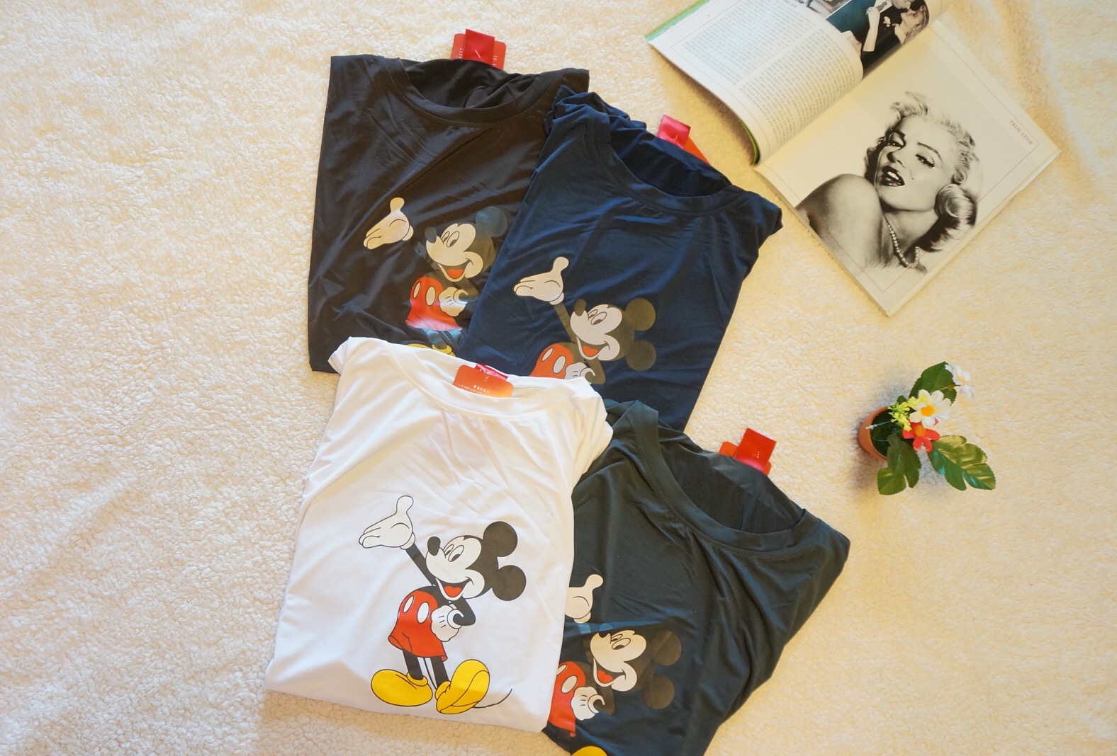 Homewear T-Shirt Silk Feeling Women's Short Sle