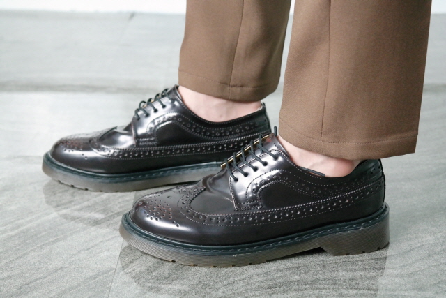 New Men's Dress Shoes Men's Heel Wing Tip Sh