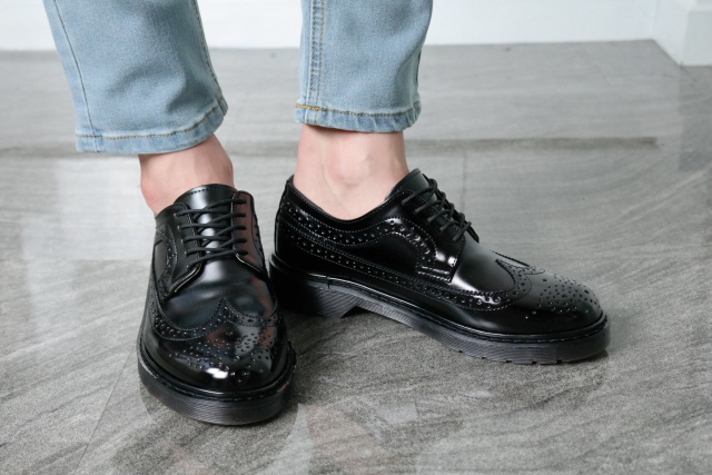 New Men's Dress Shoes Men's Heel Wing Tip Sh