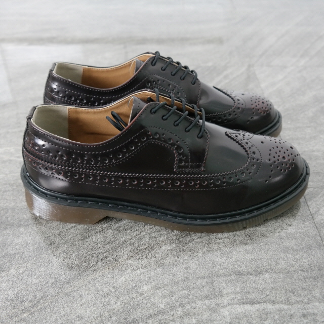 New Men's Dress Shoes Men's Heel Wing Tip Sh