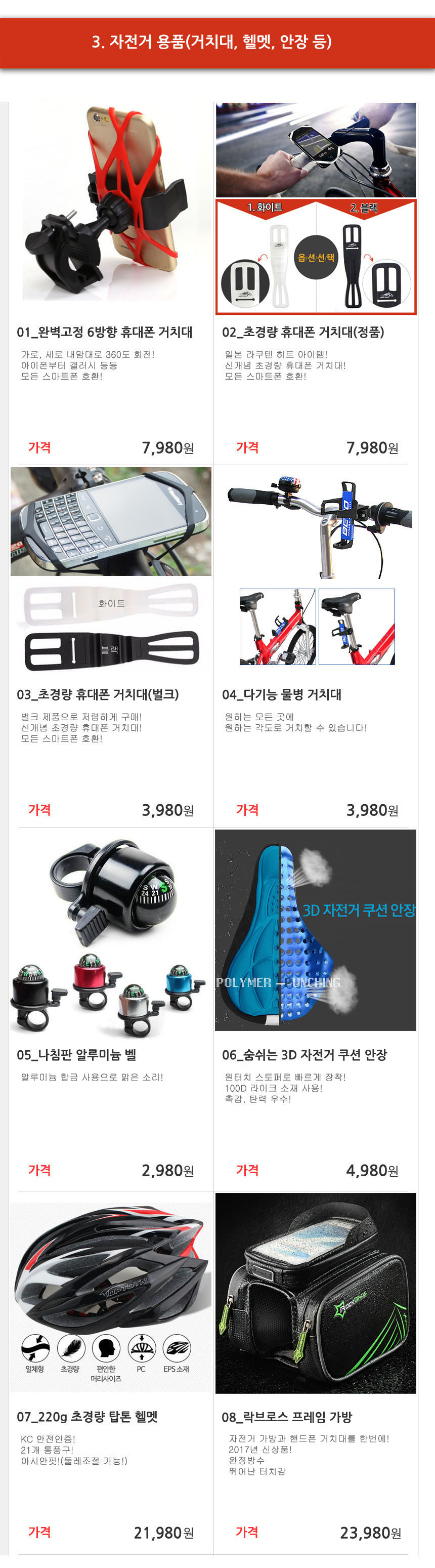 New Bicycle Tool LED Bike Powerful Zoom Light Bulk