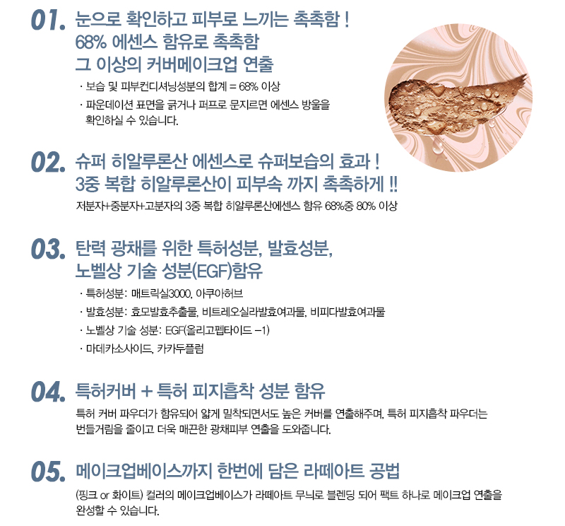 Makeup Aging Facts Pink Latte White Case 1+ Refill