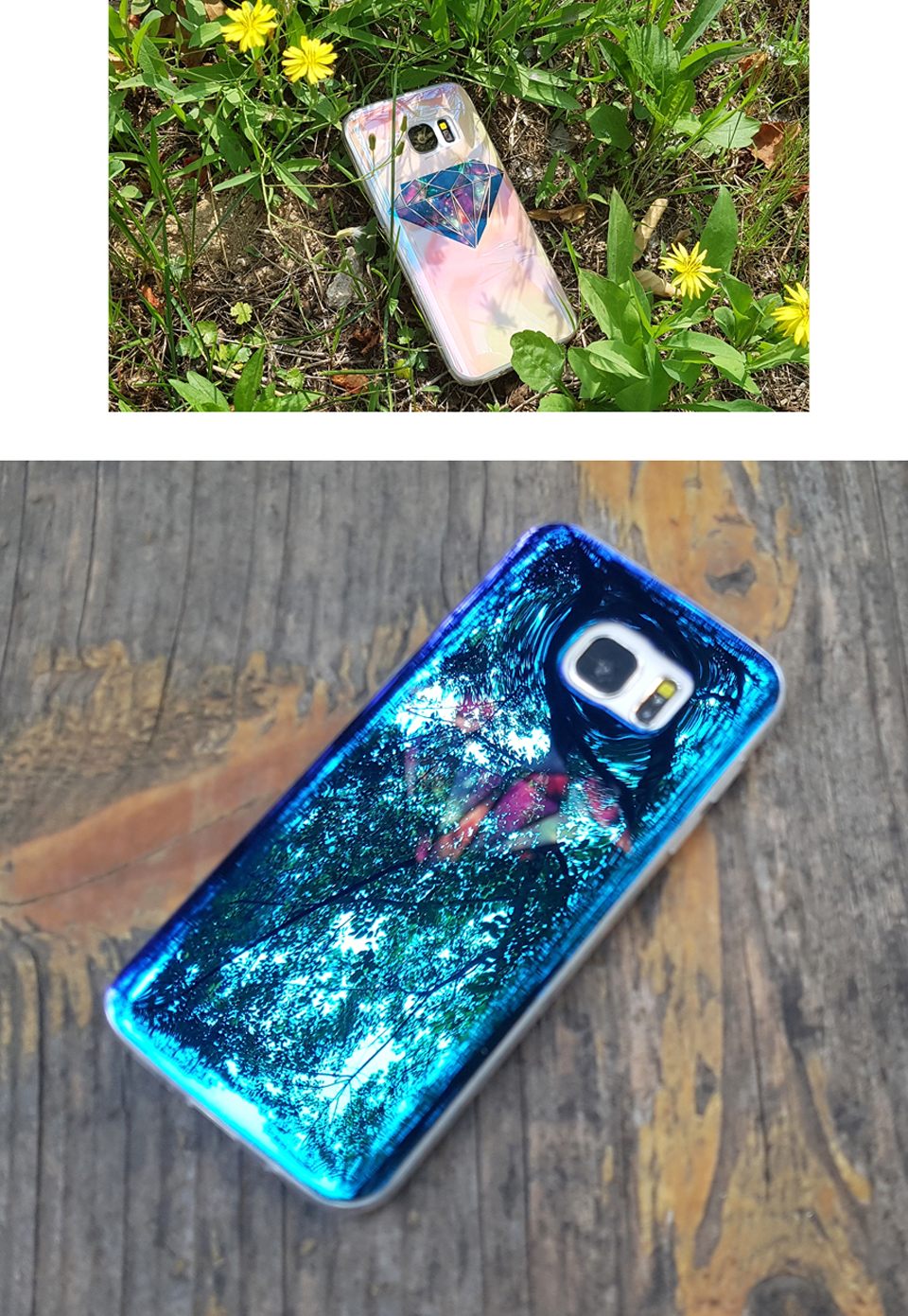 New Shiny Diamond Hologram Case Galaxy s8 Plus Uni