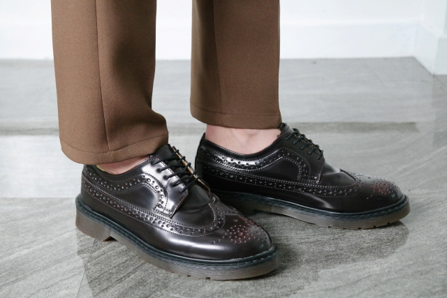 New Men's Dress Shoes Men's Heel Wing Tip Sh