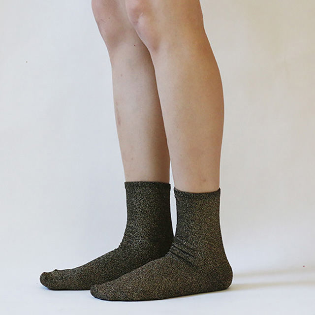 New Metal Glitter Sock Glitter Fashion Point Four 