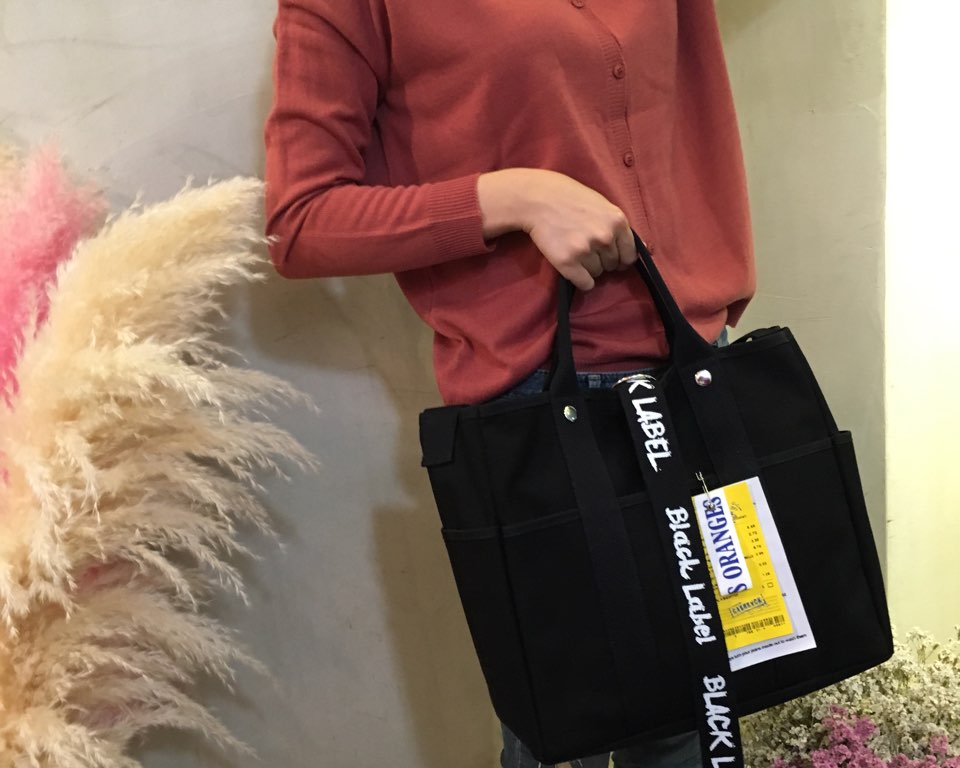 New Women's Bags Black Label Big Back Tote ab C