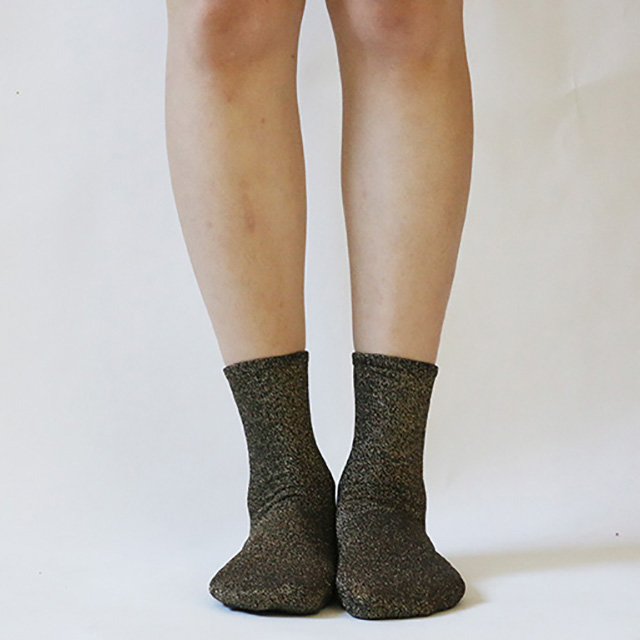 New Metal Glitter Sock Glitter Fashion Point Four 