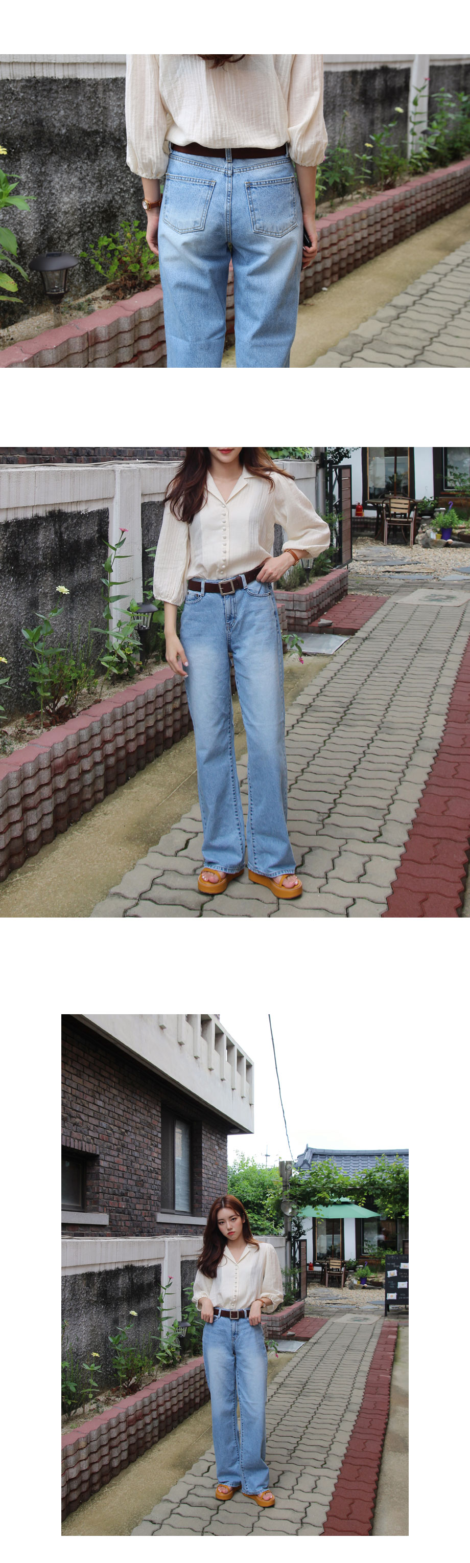 Vintage Classic Square Buckle Belt 2color Women St