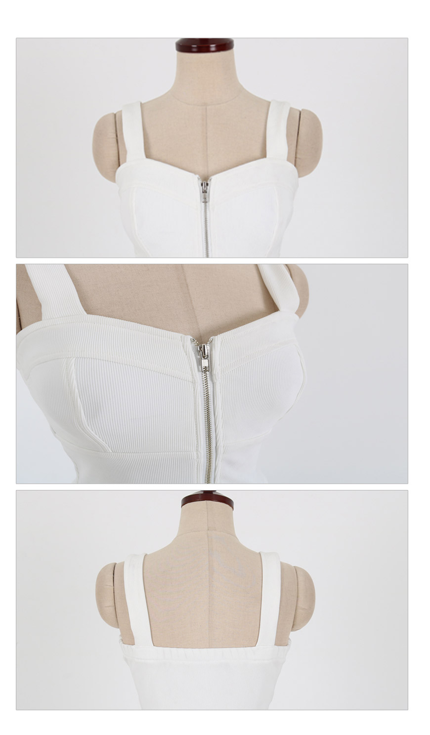 Zip top &amp riding pants, white black women two-p