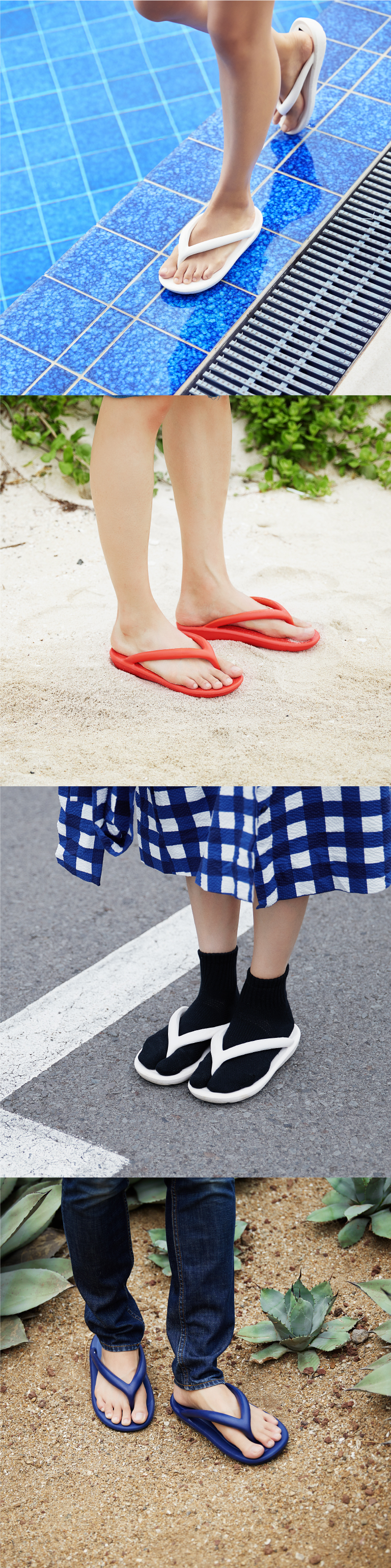 New WOMEN ZEROVITY Flip Flop Black Totanto summer 