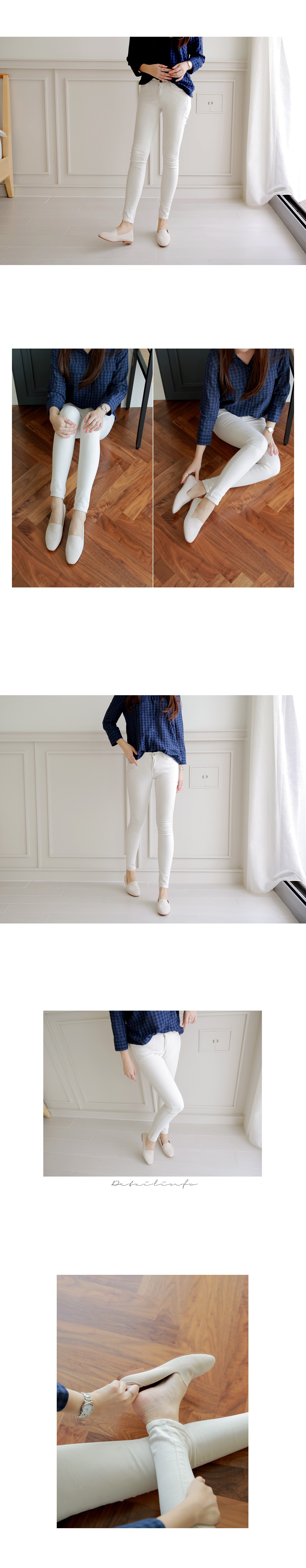 New Basic simple suede folding loafers 2cm sd