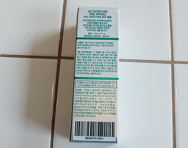 LAF Tea Tree Bafar Ampoule 30ml Shiny face Light s