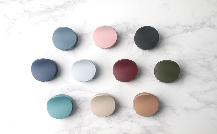 New Matte Color Round Tongue Pin Up Hair Owl Hair 