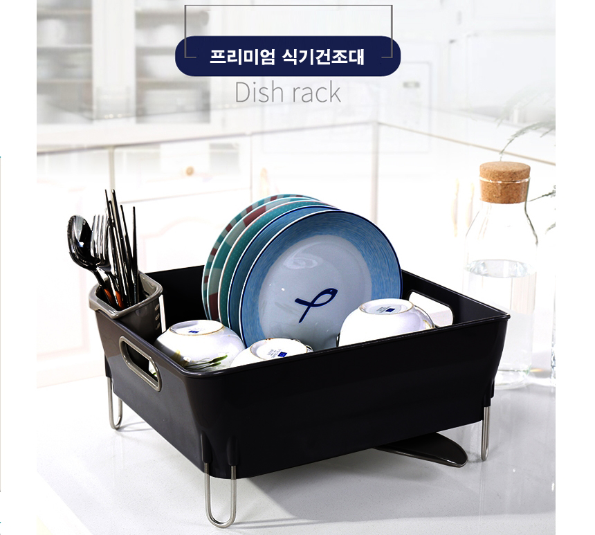 Folding single-stage tableware Drying table Drain 