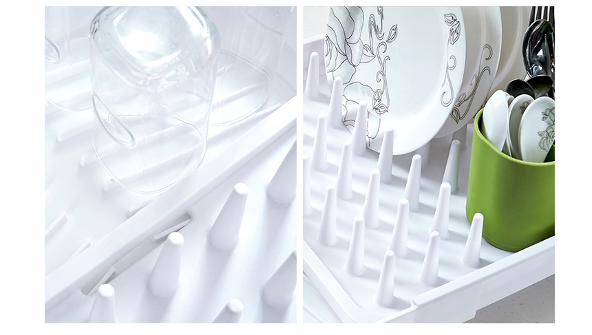 Folding single-stage tableware Drying table Drain 