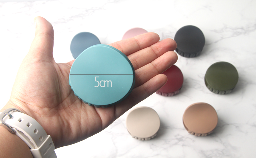 New Matte Color Round Tongue Pin Up Hair Owl Hair 