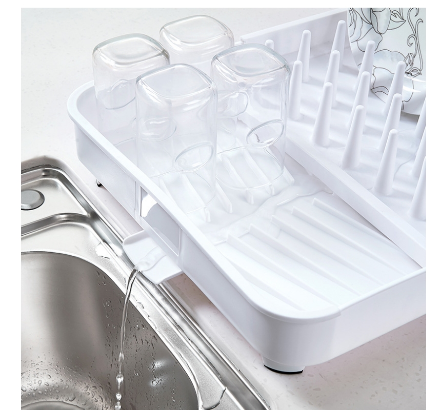 Folding single-stage tableware Drying table Drain 