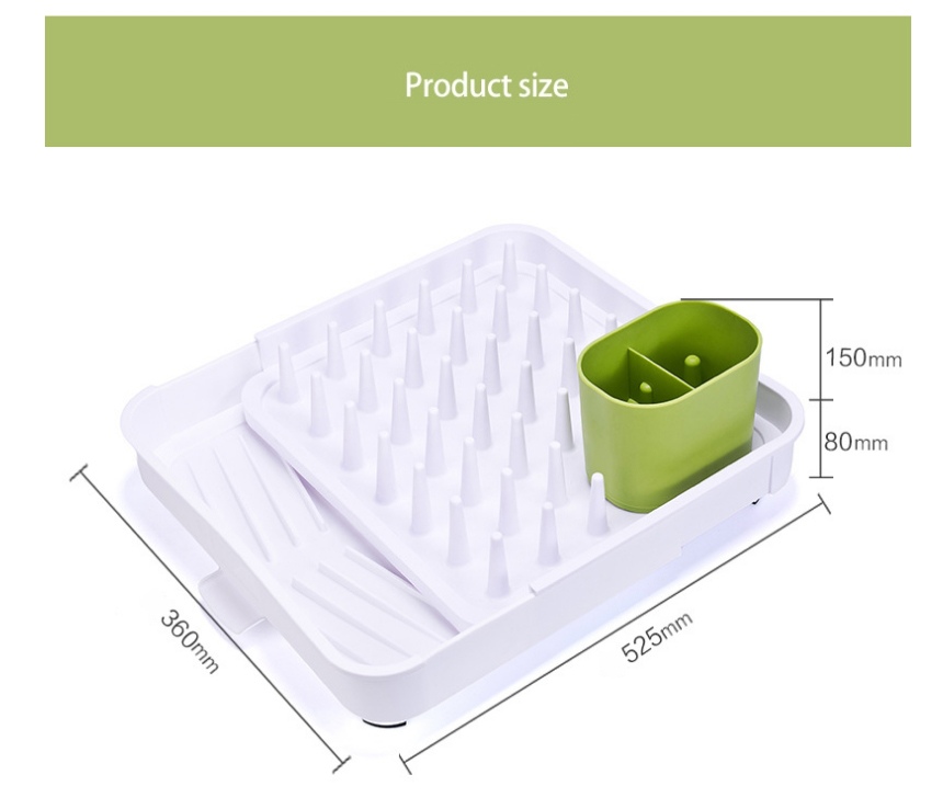 Folding single-stage tableware Drying table Drain 