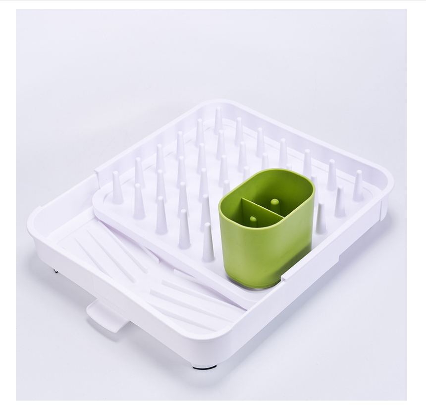 Folding single-stage tableware Drying table Drain 