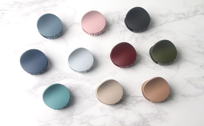 New Matte Color Round Tongue Pin Up Hair Owl Hair 