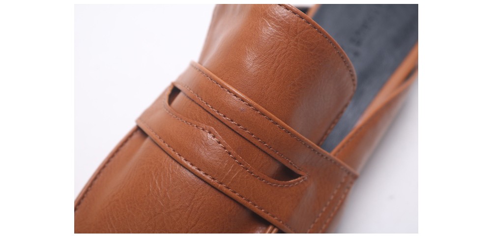 New Domestic Basic Blower 3cm Women Leather Slippe