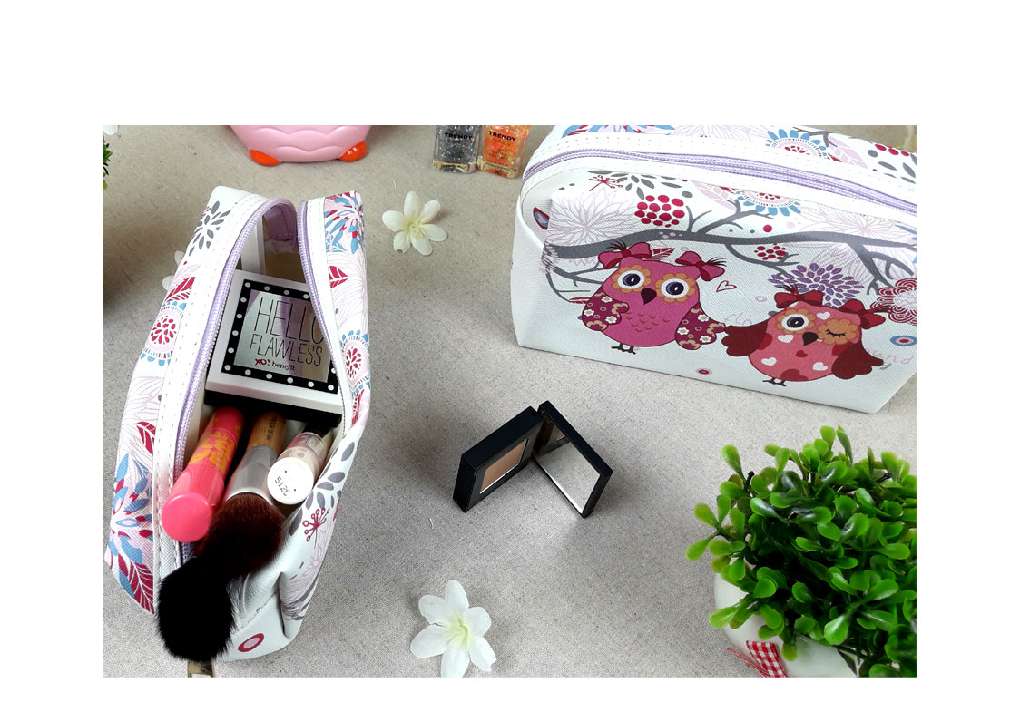 New Owl Character 5 Cosmetics Pouch Set 30 Female 