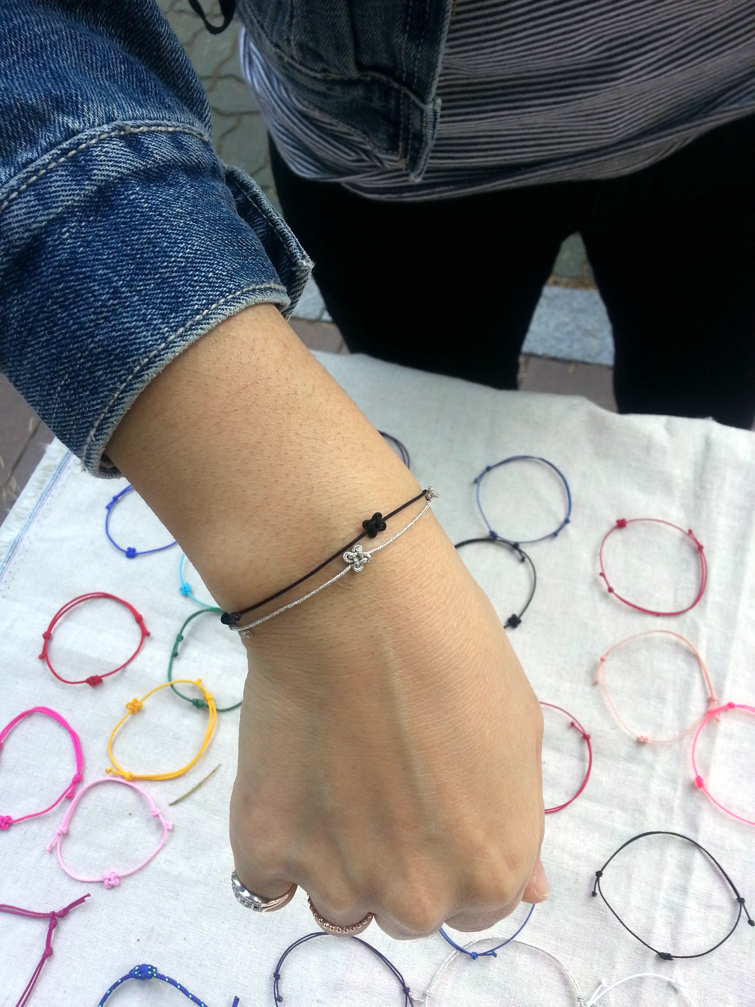 New base lanyard Clover knot lucky bracelet bracel