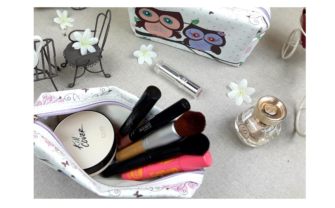 New Owl Character 5 Cosmetics Pouch Set 30 Female 