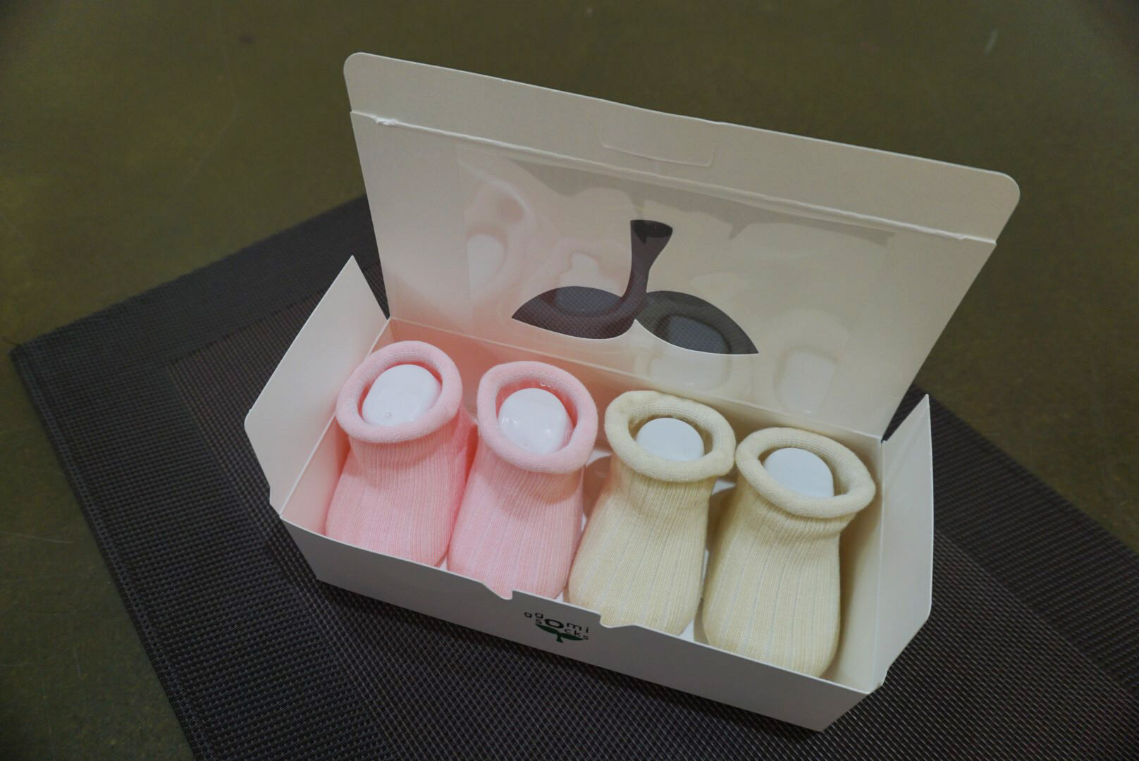 Baby Organic Cotton Swivel Goliath Socks Set 2 Pairs set Newborn Baby