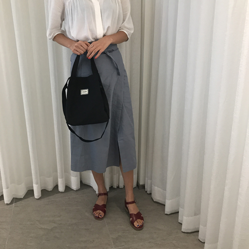 NEW ECO BAG mini eco bag canvas back small black d