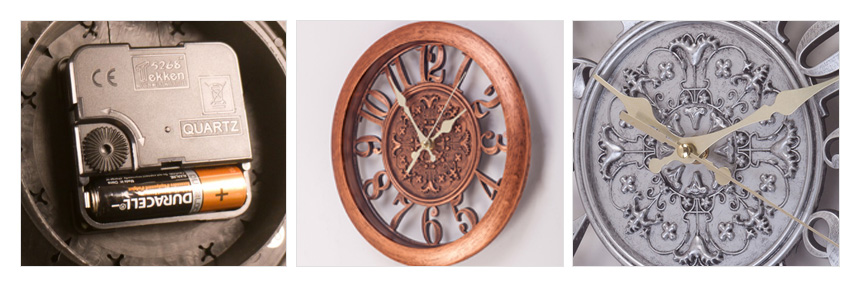 Antique Arabia Wall Clock Cafe Office Living Room 