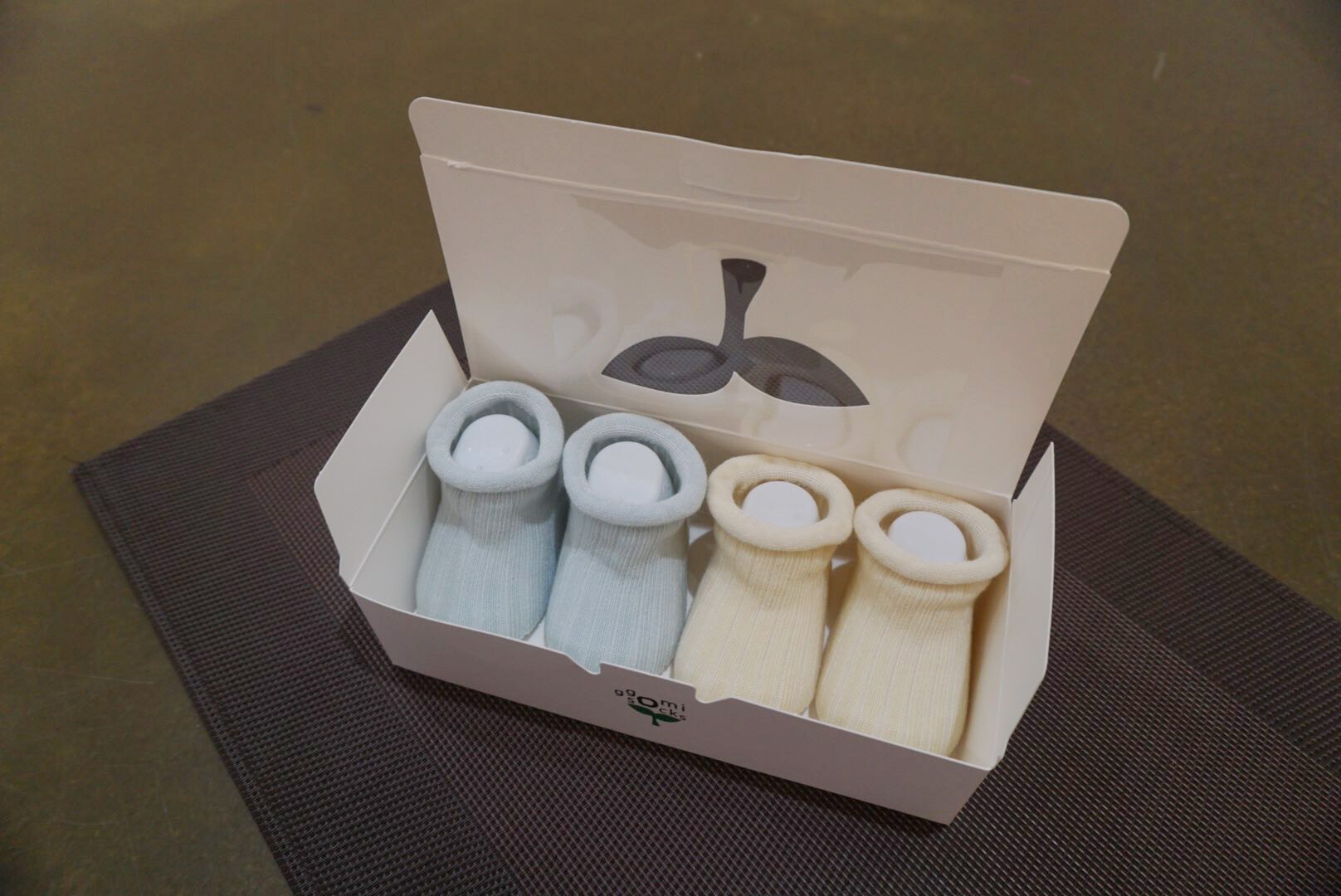 Baby Organic Cotton Swivel Goliath Socks Set 2 Pairs set Newborn Baby