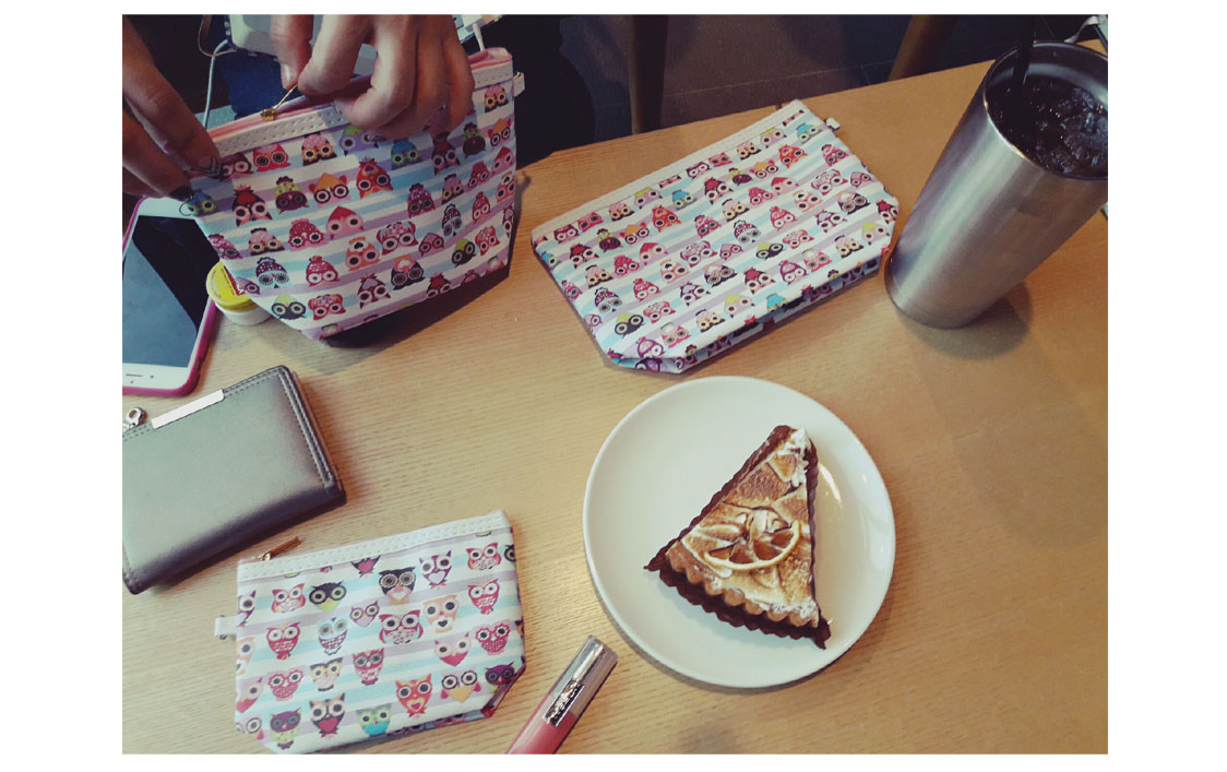 New Owl Character 5 Cosmetics Pouch Set 30 Female 