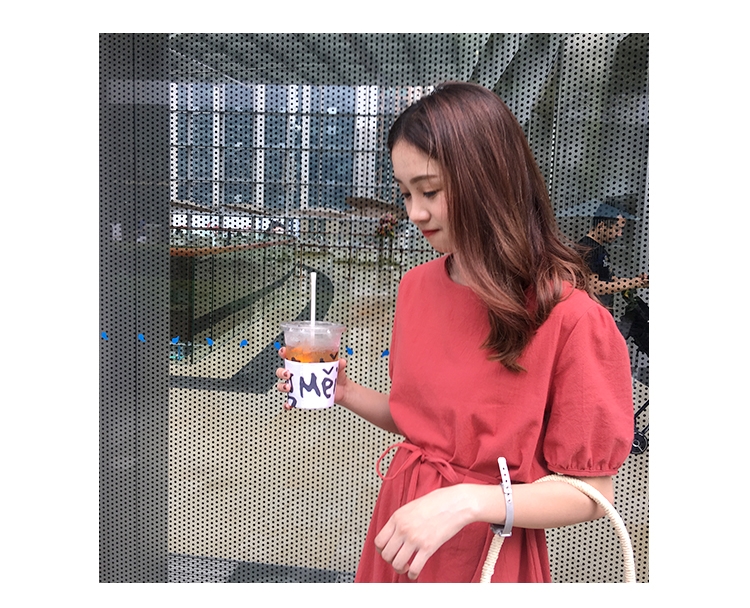 NEW FASHION LADY GIRL DRESS Long Ribbon Linen Long