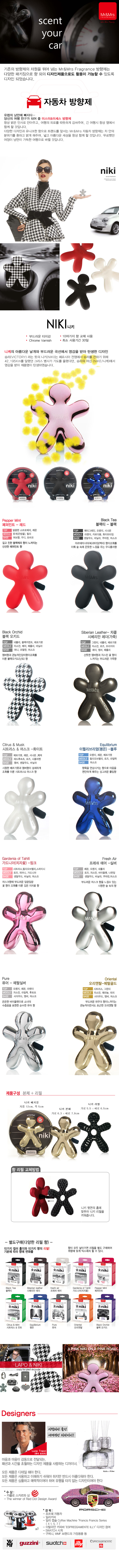 Car Air Freshener Gen Pure Mr and Mrs Nikki Authen