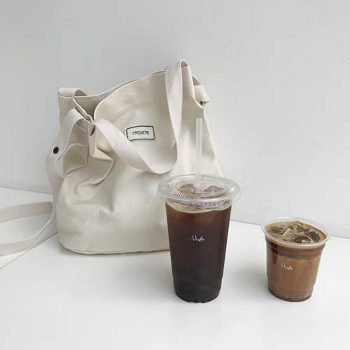 NEW ECO BAG mini eco bag canvas back small black d