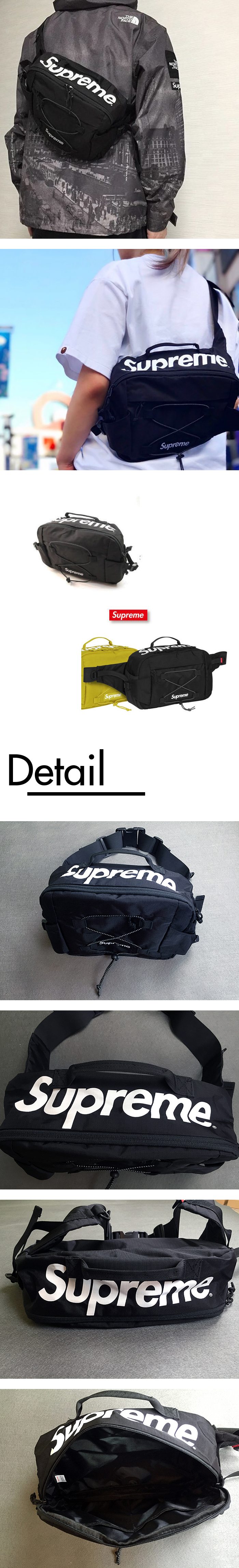 NEW OUTDOOR CANVAS BAG 42th Supreme waist bag hips