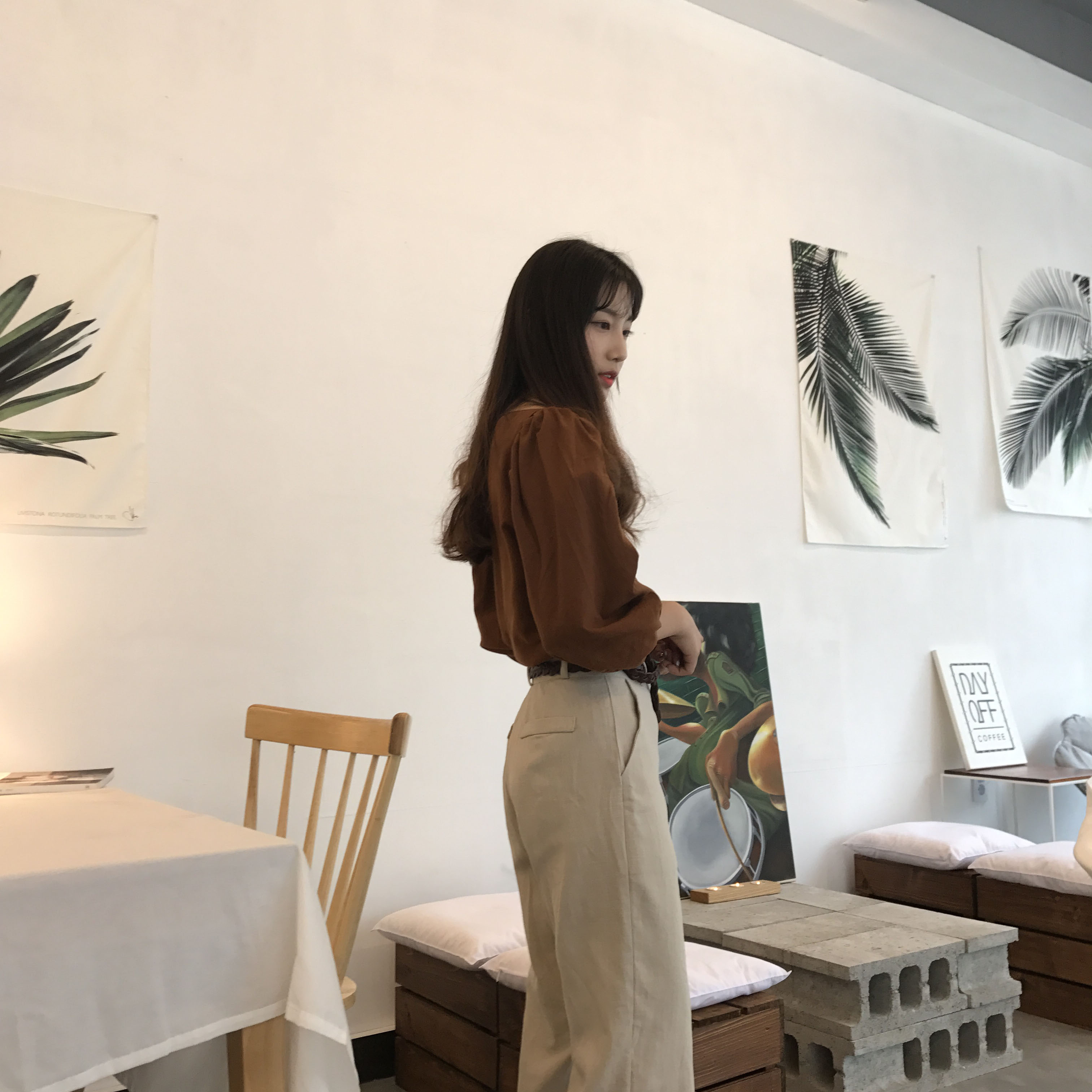New Women's Pants Women's Wide Linen Slacks 