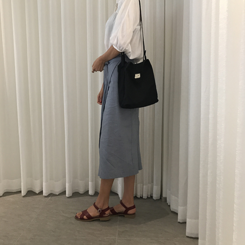 NEW ECO BAG mini eco bag canvas back small black d