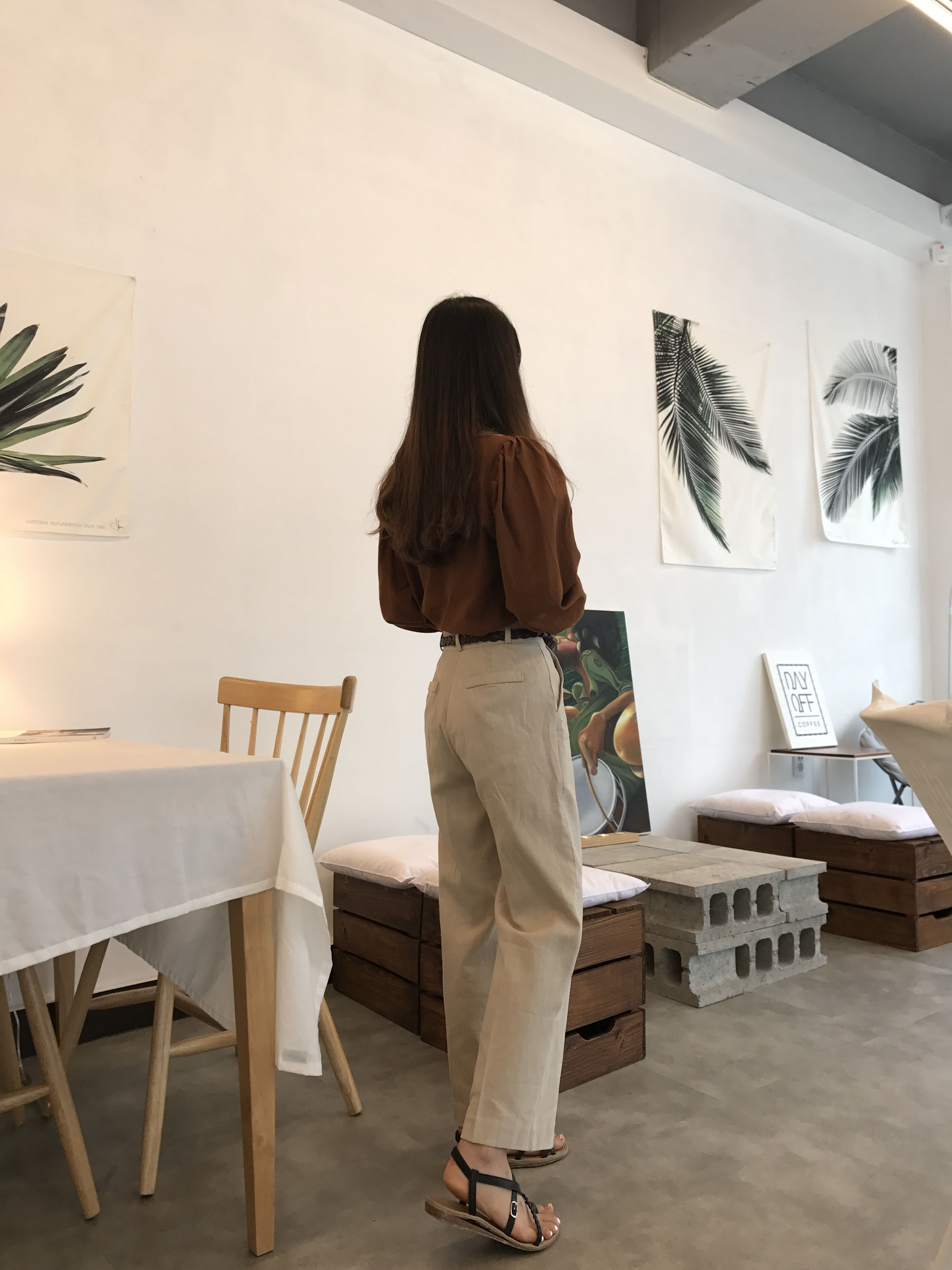 New Women's Pants Women's Wide Linen Slacks 