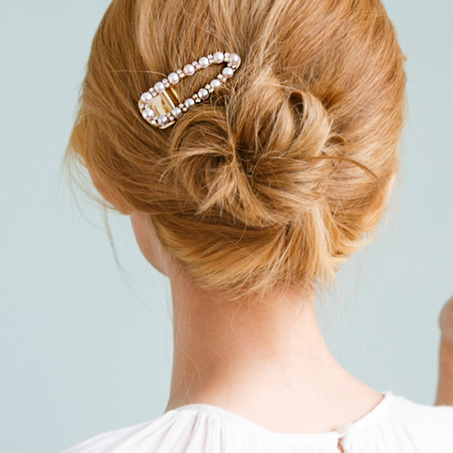 Mini tongs pin point pin bangs fixed hairpin metal