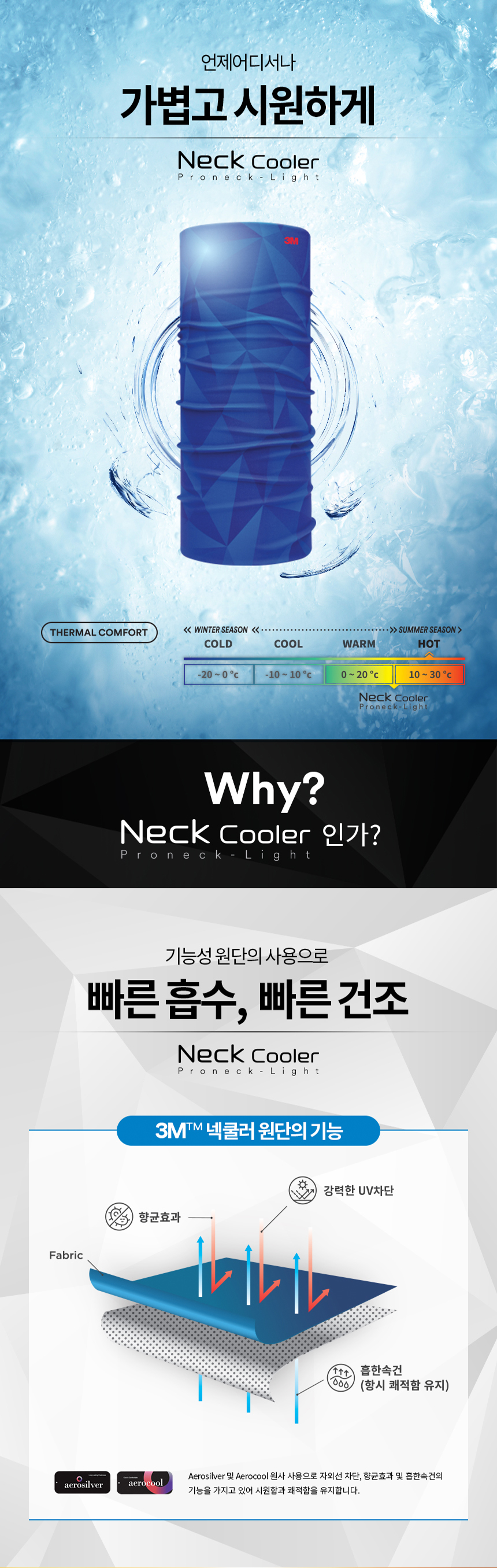 3M Genuine Neck Cooler Scarf Neck Armor Type Face 