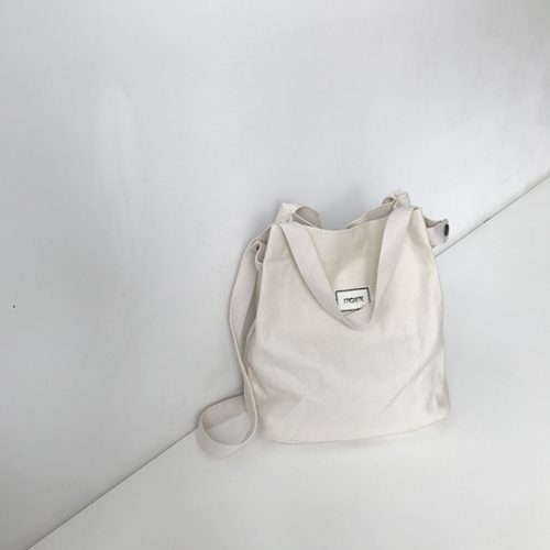 NEW ECO BAG mini eco bag canvas back small black d