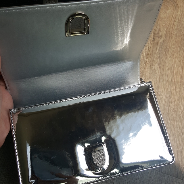 New Square Mini Shoulder Enamel Chain Bag Backpack