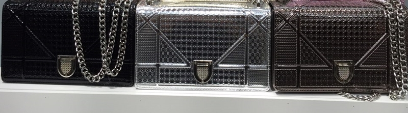 New Square Mini Shoulder Enamel Chain Bag Backpack