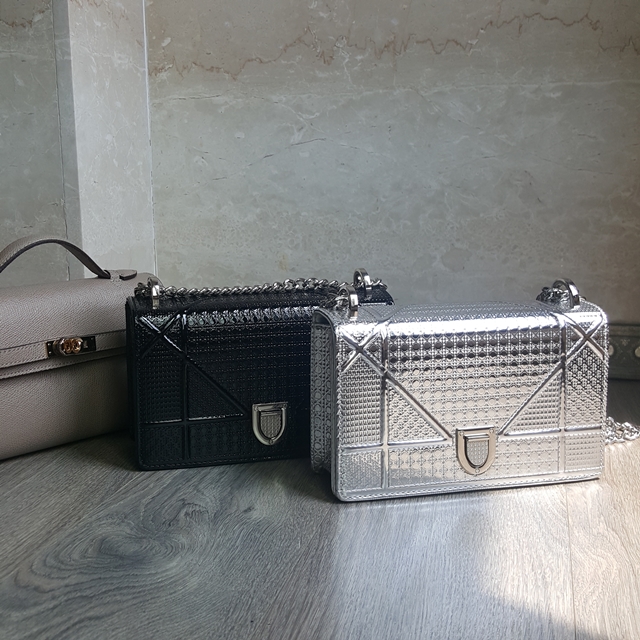 New Square Mini Shoulder Enamel Chain Bag Backpack